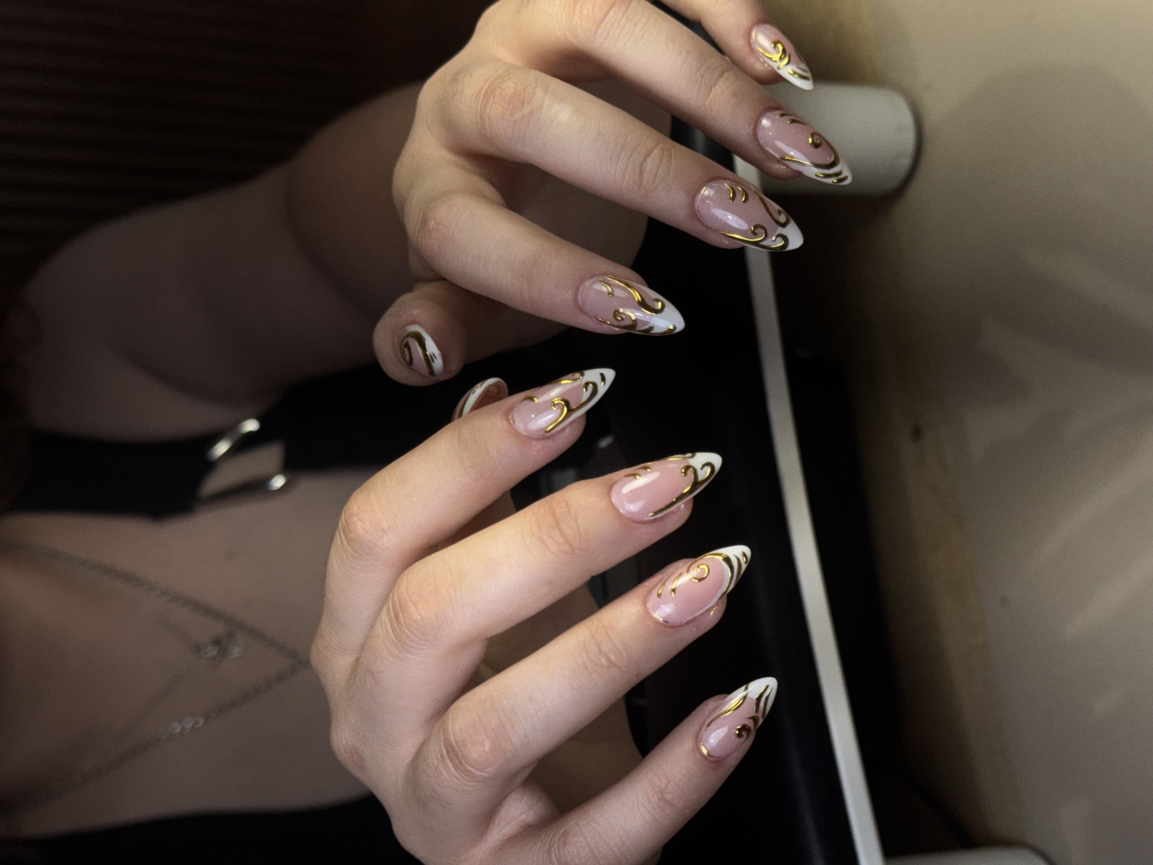 Classic Manicure with Gel-X Extensions and Art Tier 3