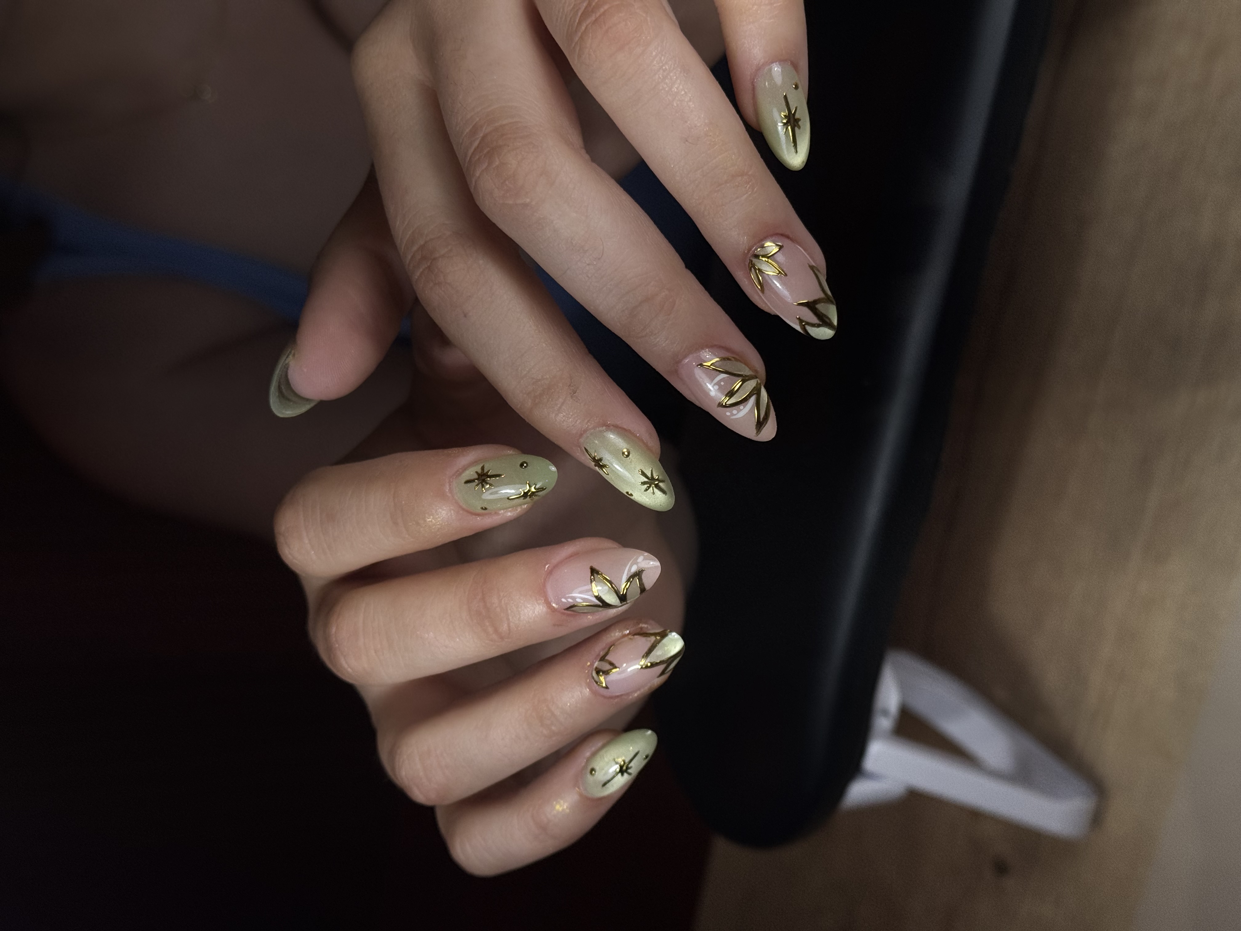 Classic Manicure with Gel-X Extensions and Art Tier 3