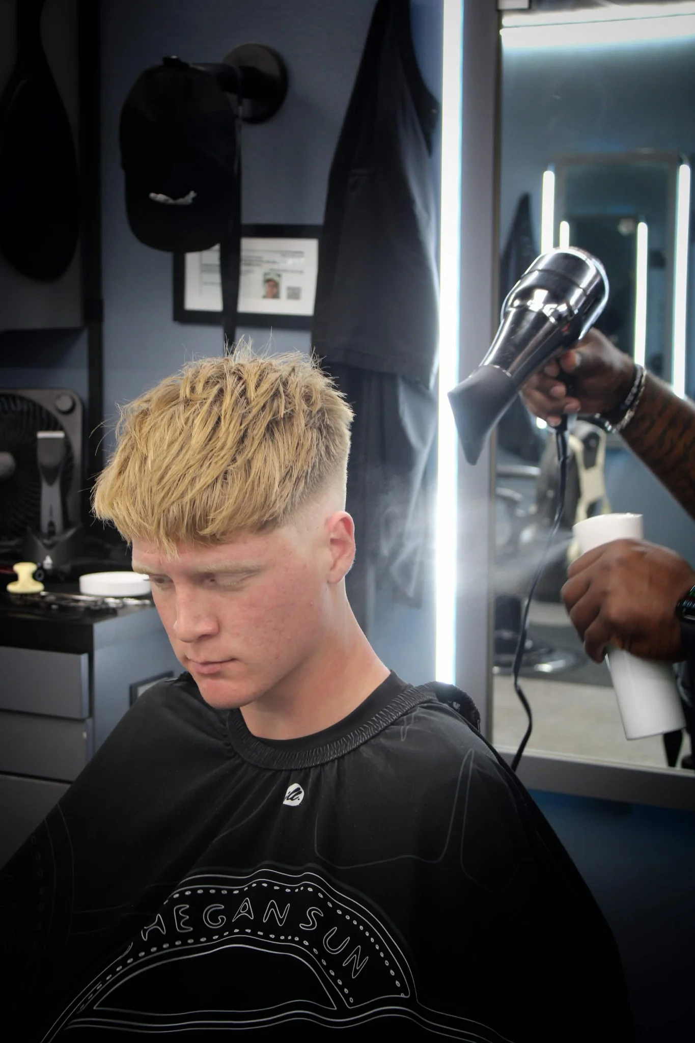The Fade Room Blessed Cuts studio work
